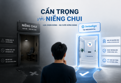Niềng Răng Trong Suốt Invisalign: Cẩn Trọng Với Khay Niềng Không Chính Hãng, Lựa Chọn Điều Trị An Toàn Tại MedDental